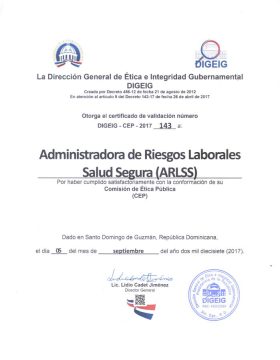 Juramentan Comisión de Ética ARL
